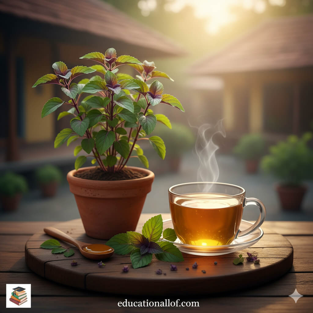 तुलसी के फायदे और औषधीय गुण - Tulsi Health Benefits for Immunity and Cough