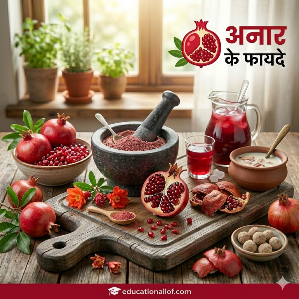 Pomegranate Benefits in Hindi
