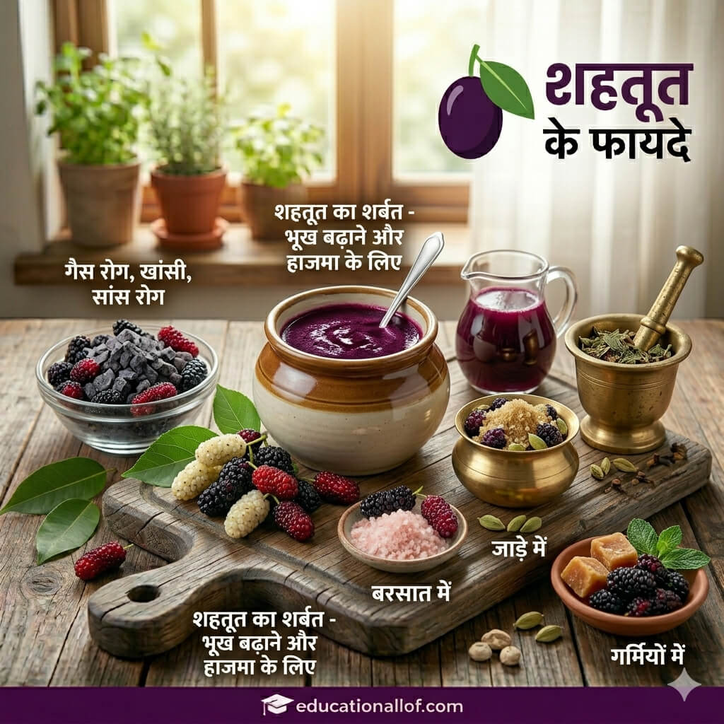 Mulberry Benefits in Hindi