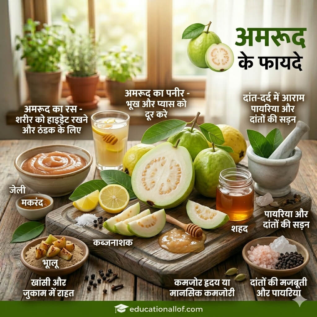 Guava Benefits in Hindi