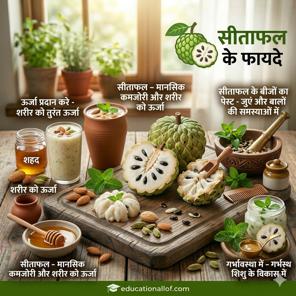 Custard Apple Benefits in Hindi