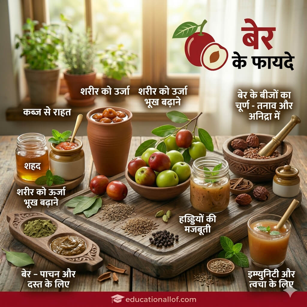 Ber Benefits in Hindi