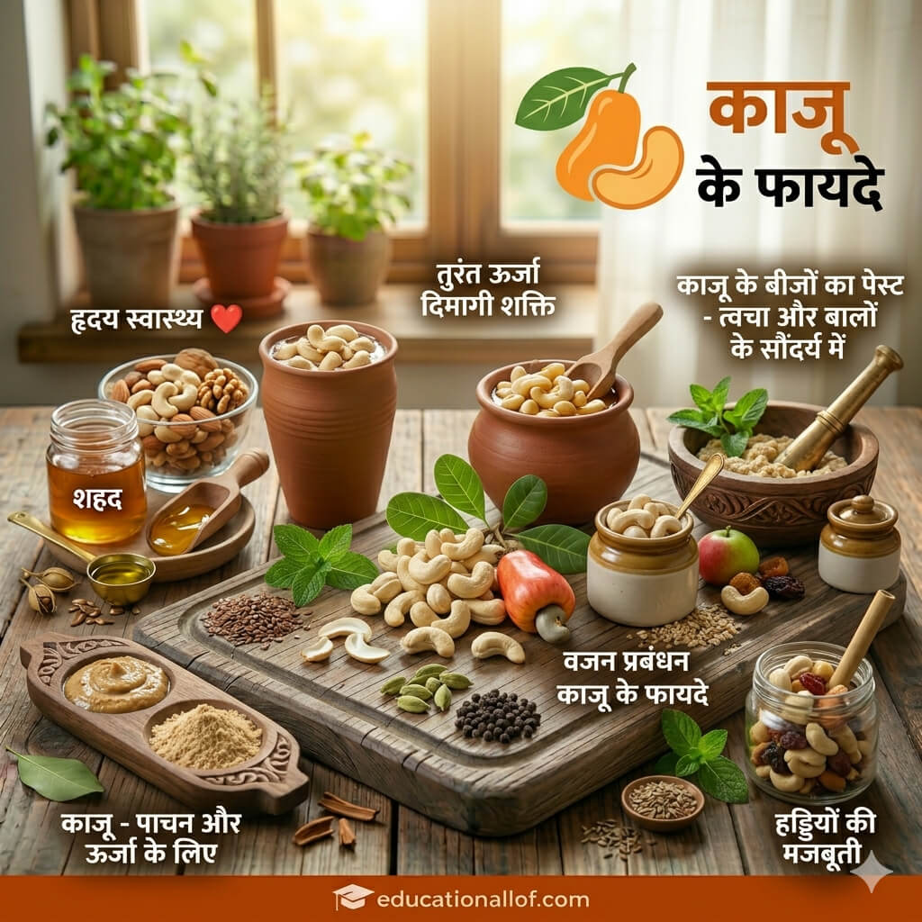 Cashew Benefits in Hindi