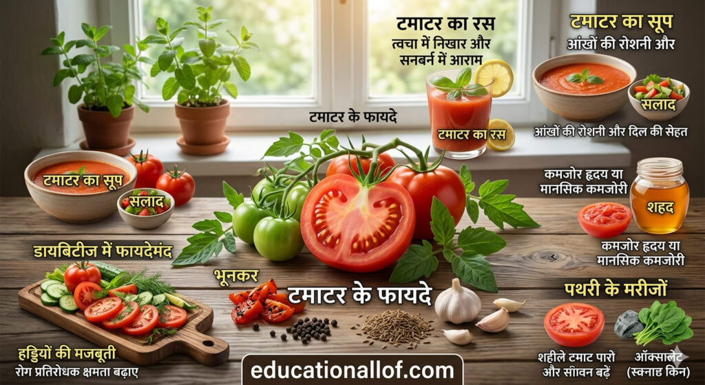 Tomato Benefits in Hindi