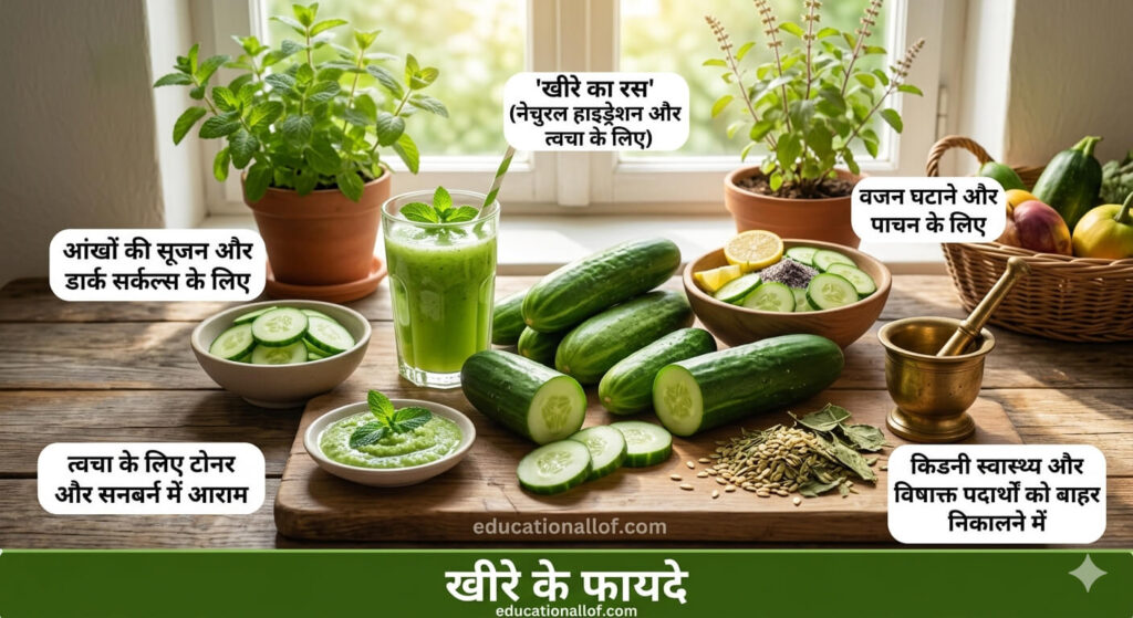 Cucumber Benefits in Hindi