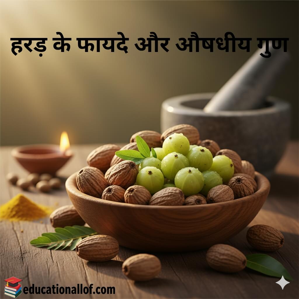 हरड़ के फायदे और औषधीय गुण - Haritaki Benefits in Hindi