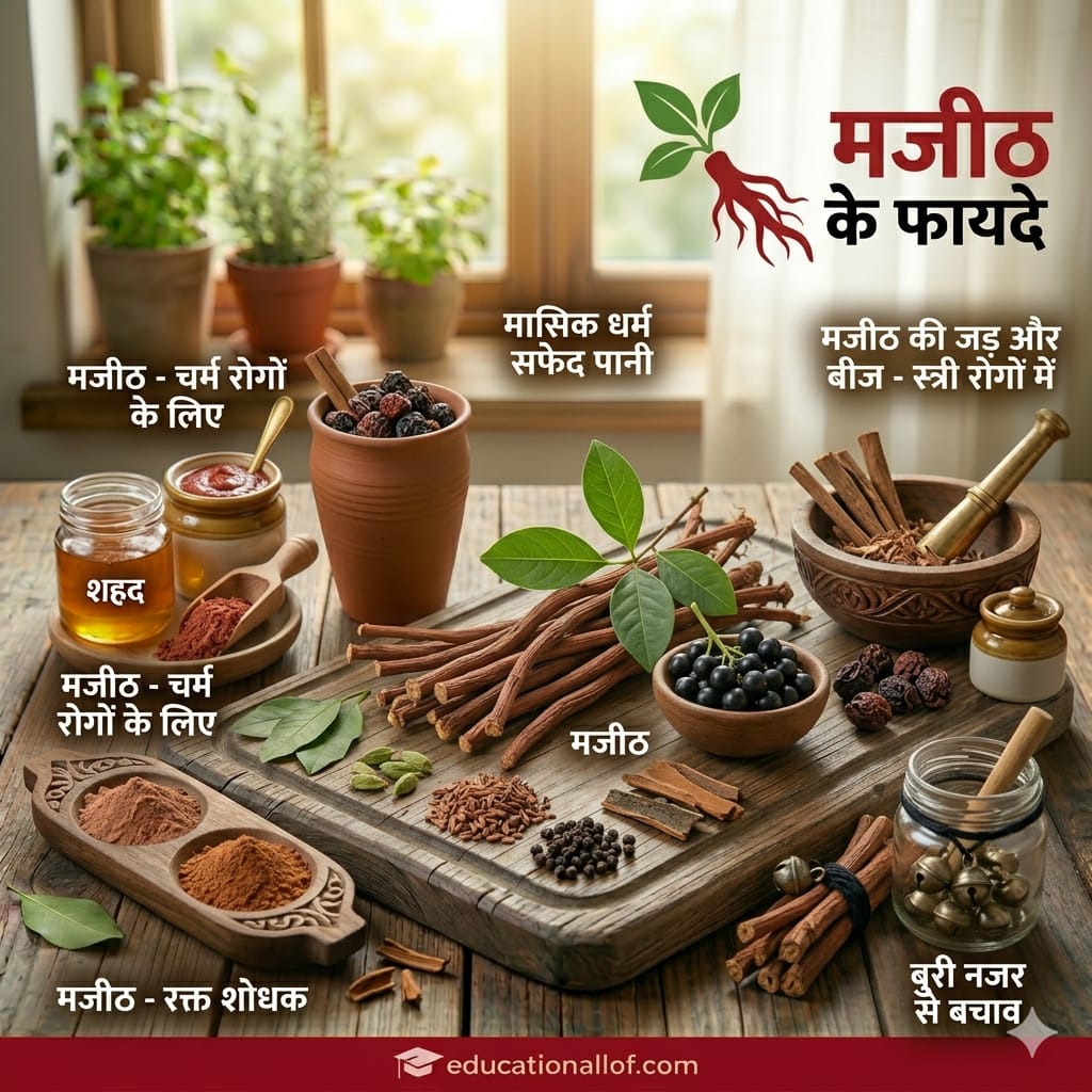 Manjistha Benefits in Hindi