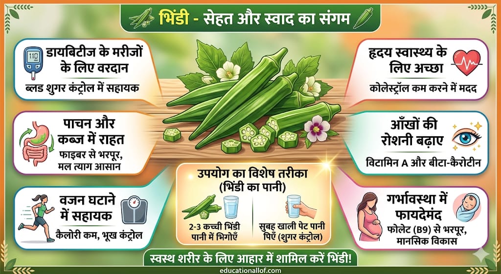 Okra Benefits in Hindi