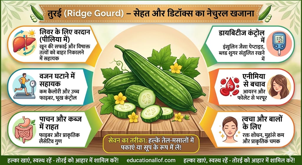 Ridge Gourd Benefits in Hindi