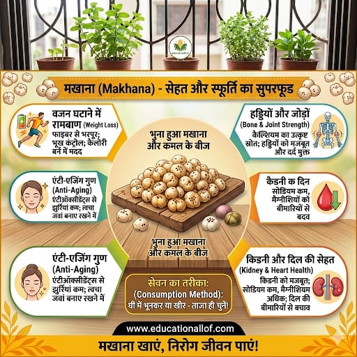 Makhana Benefits in Hindi