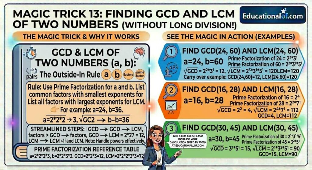 LCM and HCF Short Tricks in Hindi