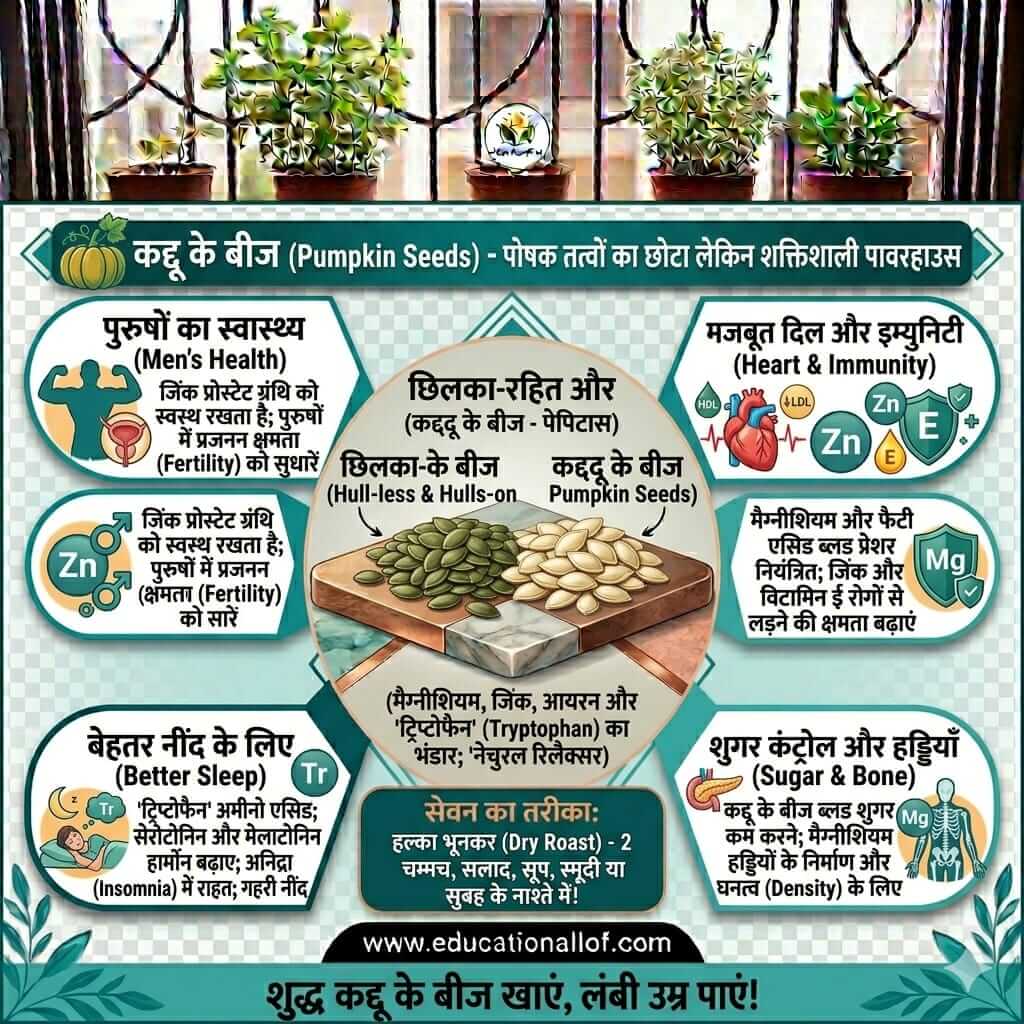 Pumpkin Seeds Benefits in Hindi