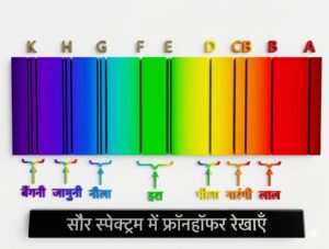 सॉरी स्पेक्ट्रम में फ्राॅनहॉफर रेखाएं