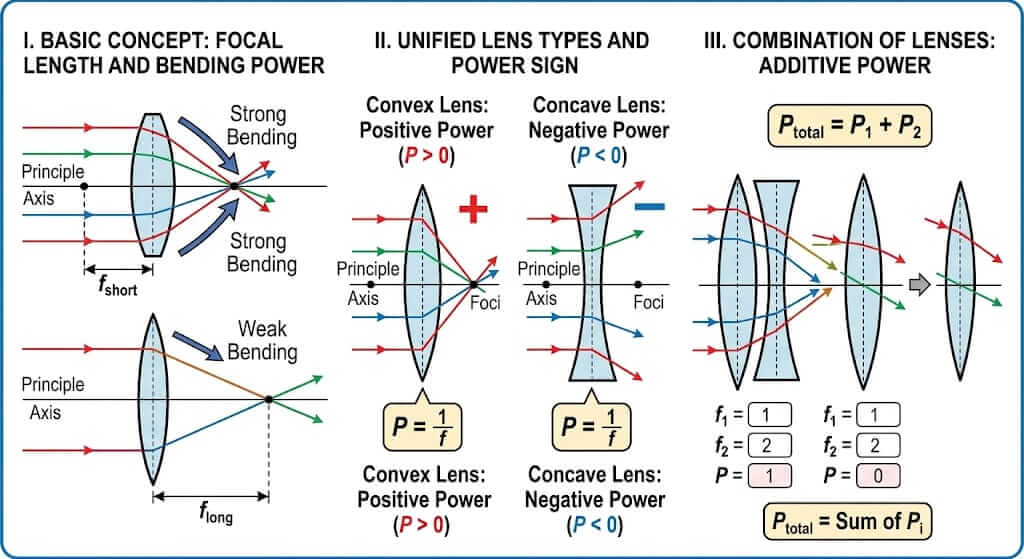 लेंस की क्षमता (Power of a Lens)