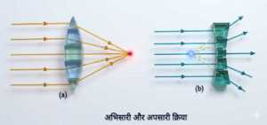 अभिसारी और अपसारी क्रिया