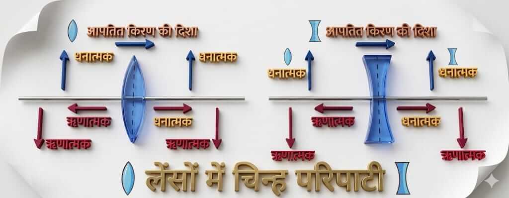 चिन्हों की परिपाटी (Sign Convention)