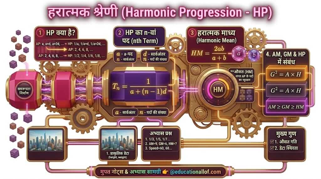 हरात्मक श्रेणी (Harmonic Progression) by educationallof