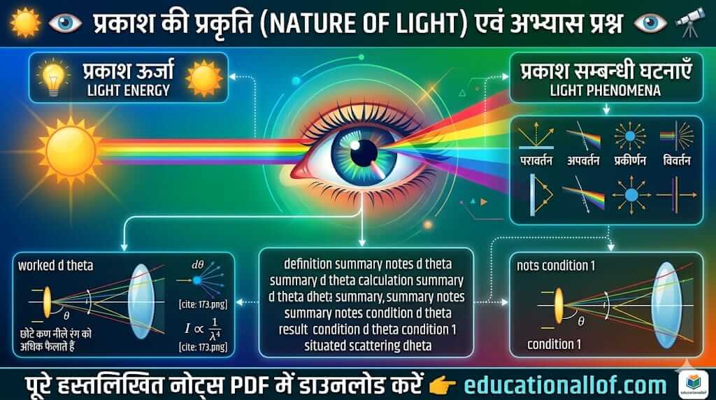 प्रकाश की प्रकृति (Nature of Light) by educationallof