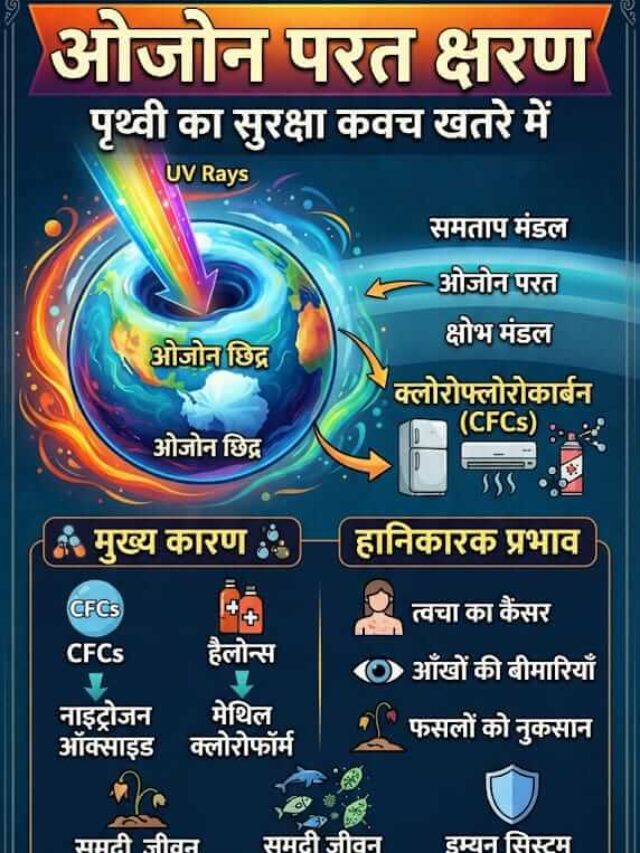ओजोन परत क्षरण: कारण, प्रभाव और उपाय