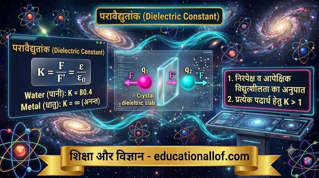 परावैद्युतांक किसे कहते हैं by educationallof