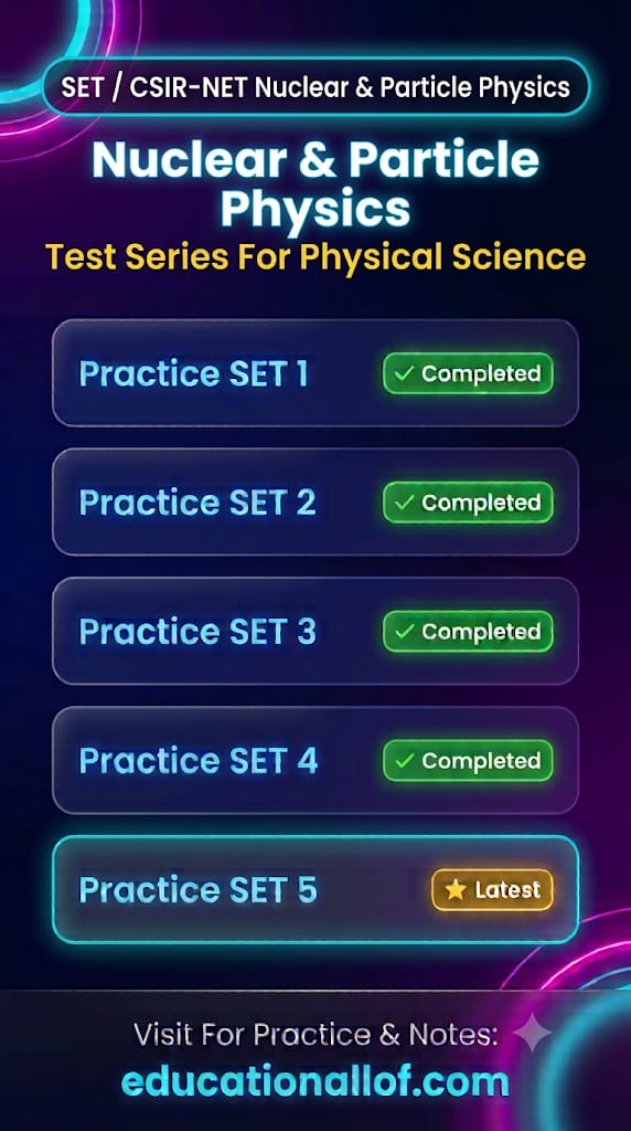 Nuclear and Particle Physics Practice Set by educationallof