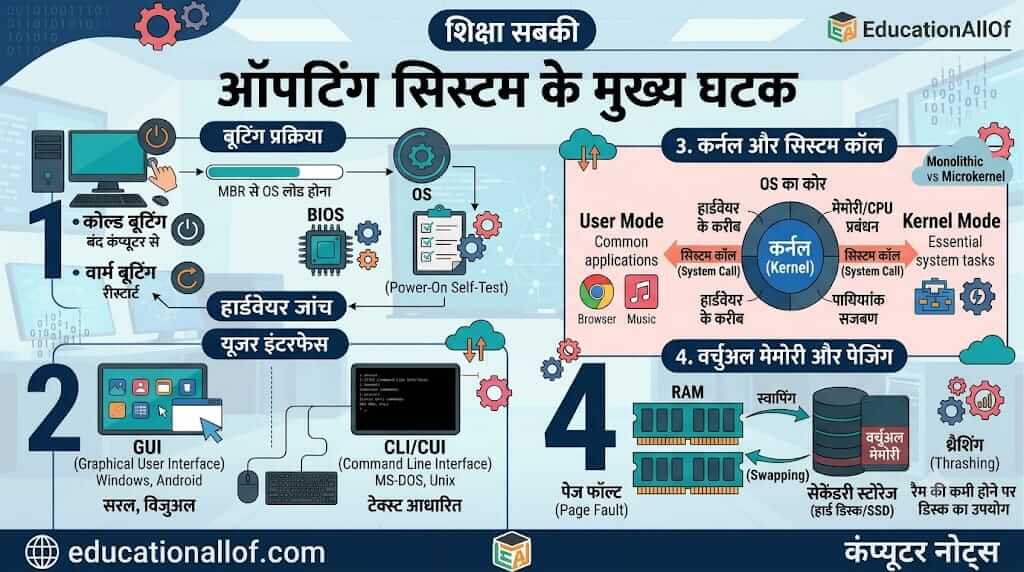 ऑपरेटिंग सिस्टम क्या है (Operating System in Hindi) by educationallof